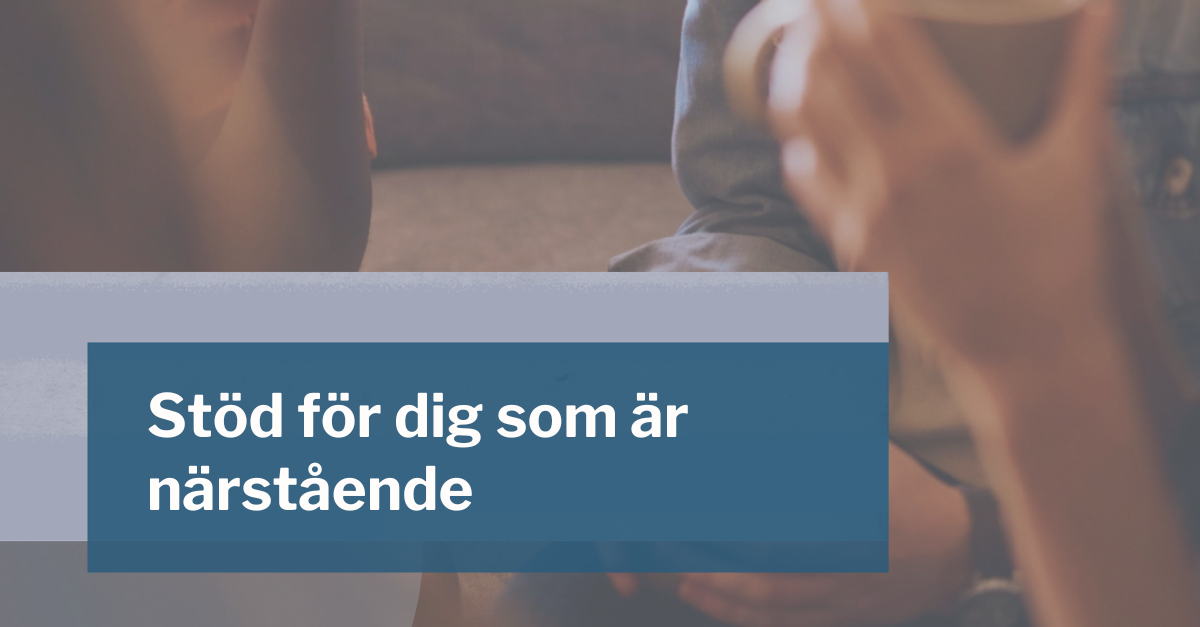 Höstens stödgrupp för närstående – välkommen med